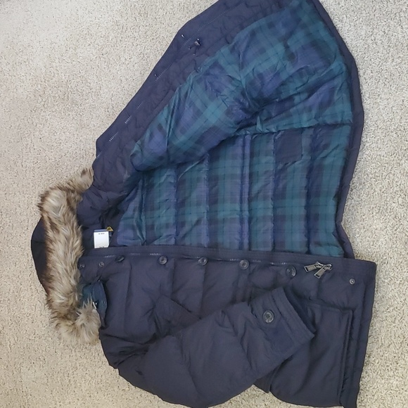 Polo by Ralph Lauren Blue Faux Fur Trim Parka. - Picture 9 of 9